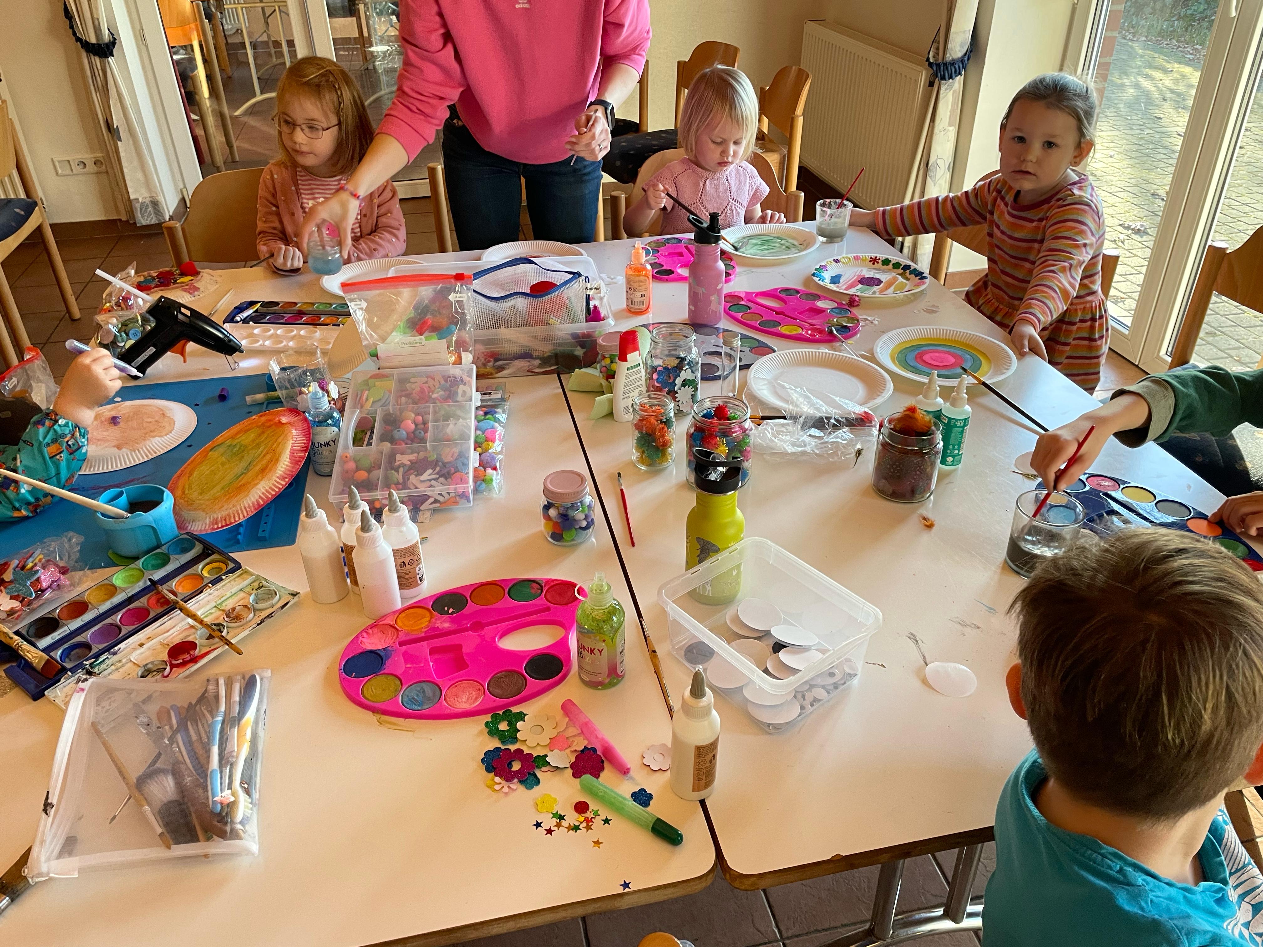 Februar-Treffen der Krabbelgruppe